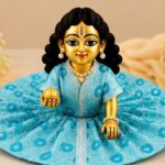 Chikankari Designer Laddu Gopal Poshak Size-No.3