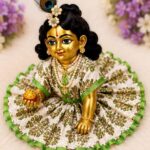 Floral Designer Laddu Gopal Poshak Size-No. 4